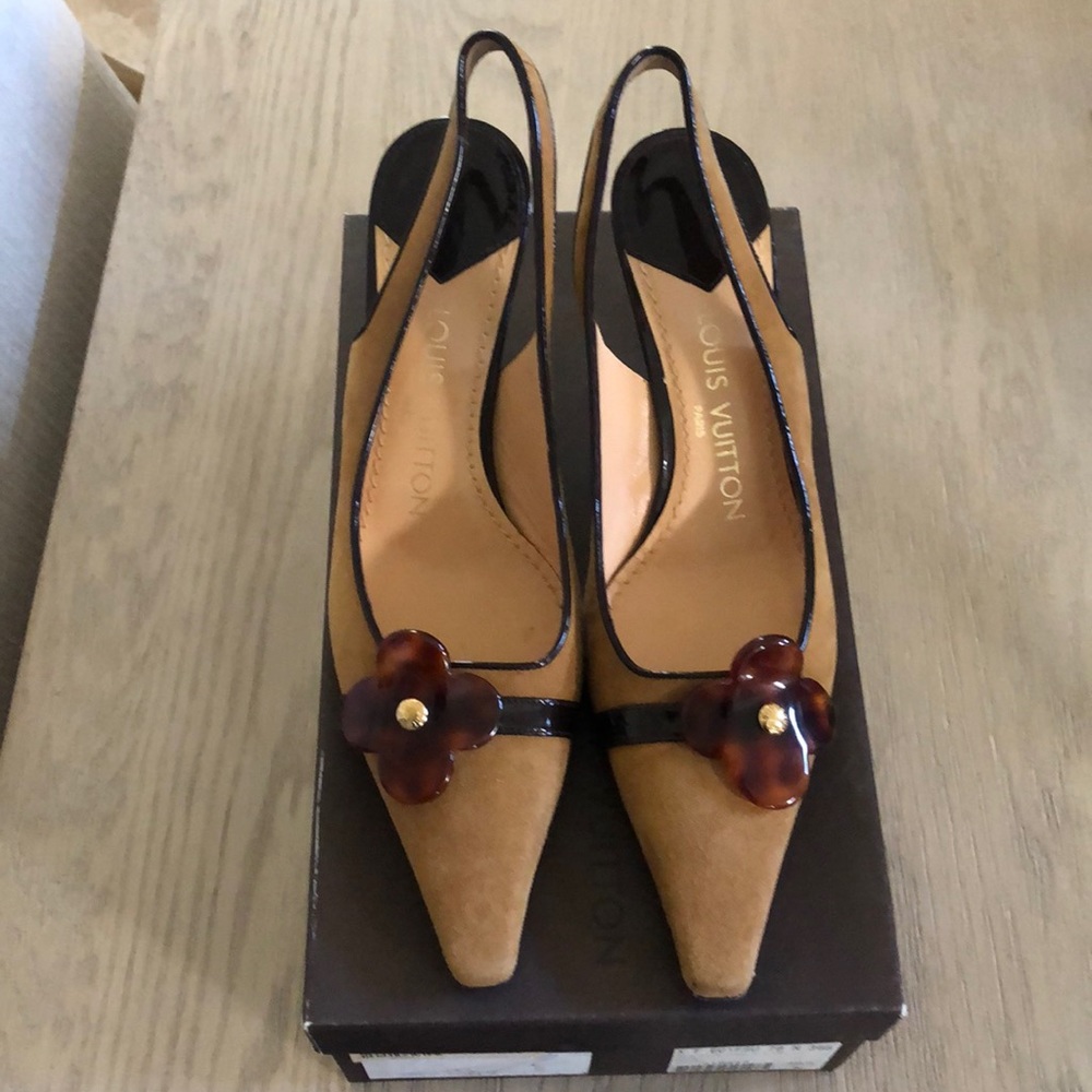 Louis Vouitton Open Back Pump